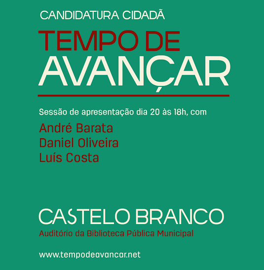 Castelo Branco também apresenta candidatura cidadã às eleições legislativas