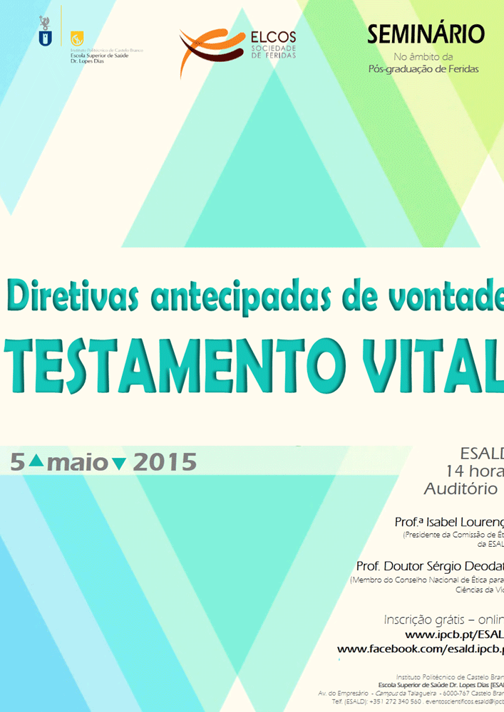 Castelo Branco: ESALD promove seminário “Diretivas Antecipadas de Vontade – Testamento Vital”