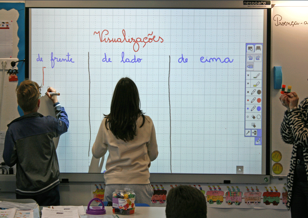 Proença-a-Nova: Alunos do 1º ciclo do concelho utilizam quadros interativos