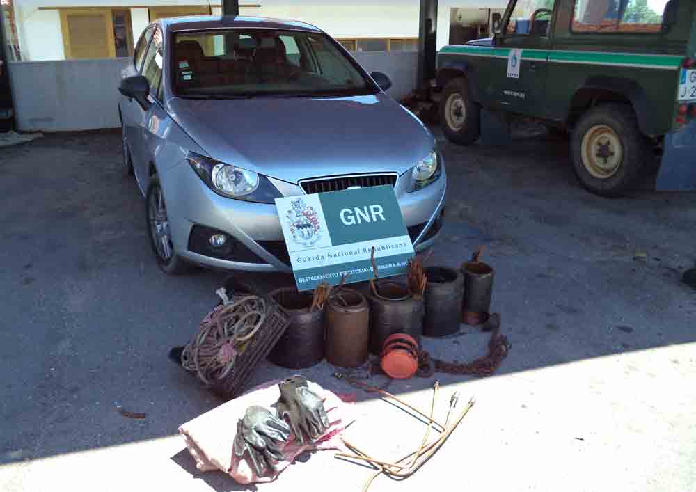 Idanha-a-Nova: GNR detém 2 homens suspeitos de roubarem cobre