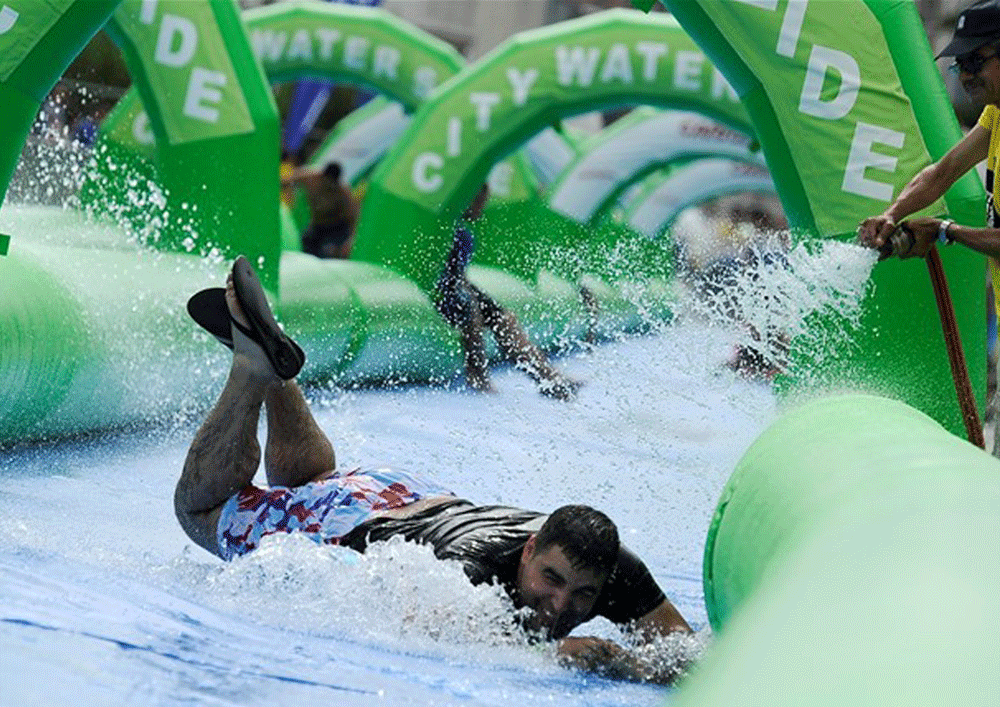 Em Castelo Branco o Verão nunca mais será o mesmo... "City Water Slide"