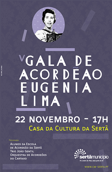 Sertã: Casa da Cultura acolhe V Gala Eugénia Lima este domingo