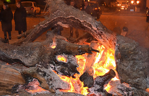 Castelo Branco com fogueira de Natal no Chafariz do “Bêco” pela 1ª vez
