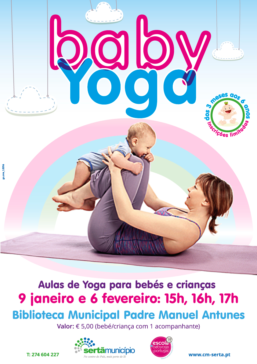 Sertã com aulas de Yoga para bebés e crianças na biblioteca