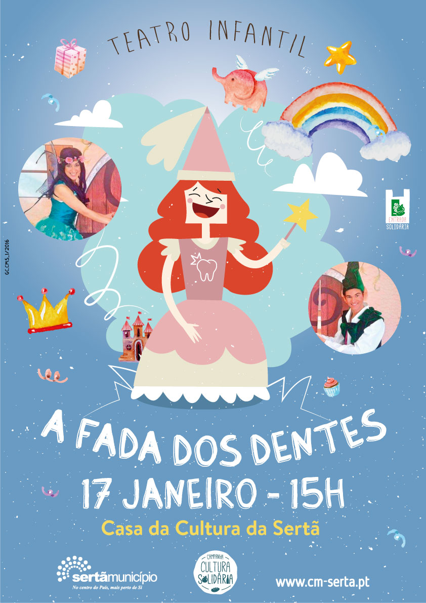 Sertã: Casa da Cultura apresenta “A Fada dos Dentes” com entrada solidária