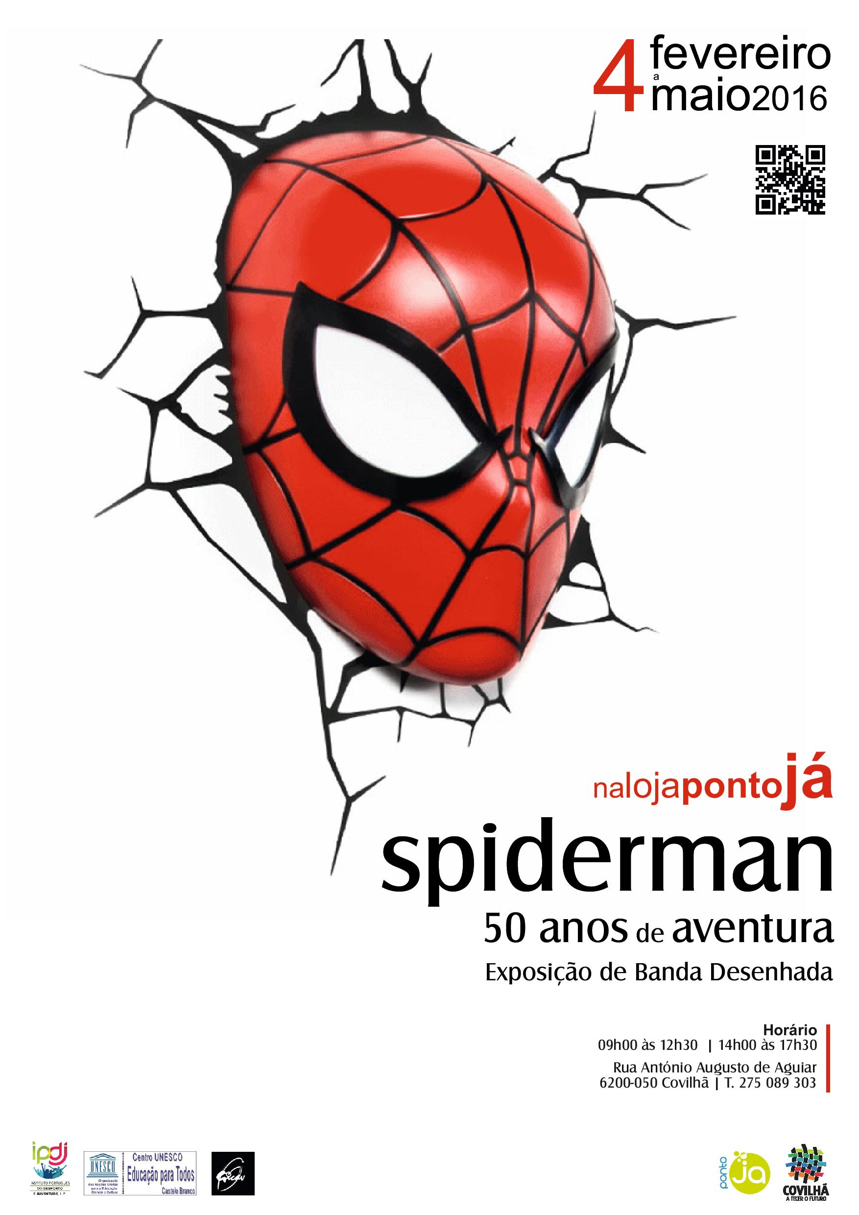 Covilhã expõe “Spiderman – 50 anos de Aventura” na Loja Ponto Já