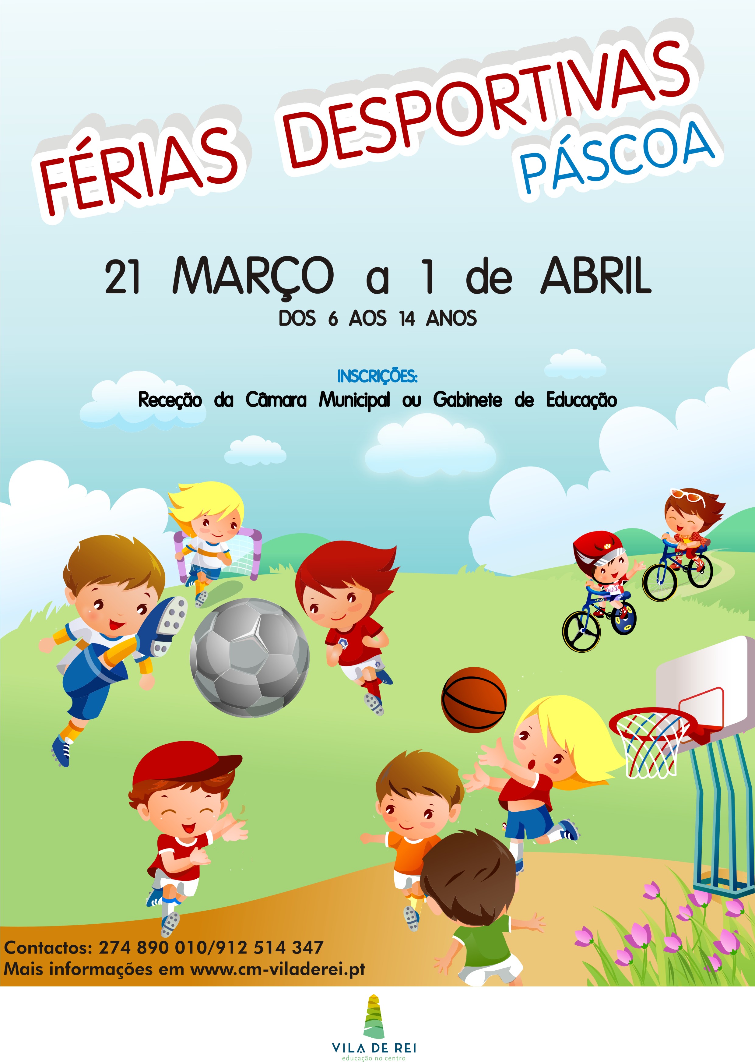 Vila de Rei com inscrições para Férias Desportivas da Páscoa abertas