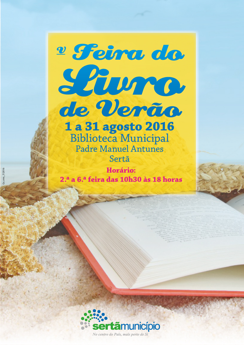 Sertã com Feira do Livro de verão na Biblioteca Municipal