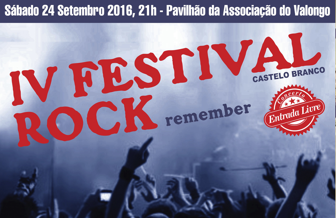 Festival Rock Remember Castelo Branco está de regresso com entrada gratuita