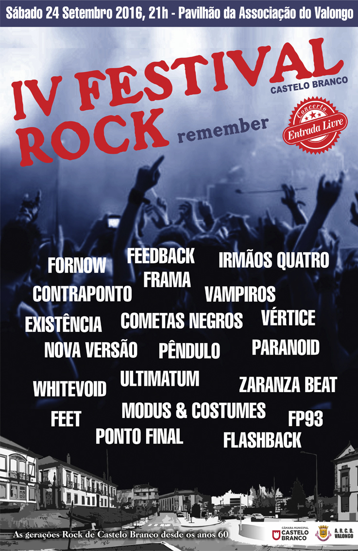 Festival Rock Remember Castelo Branco está de regresso com entrada gratuita