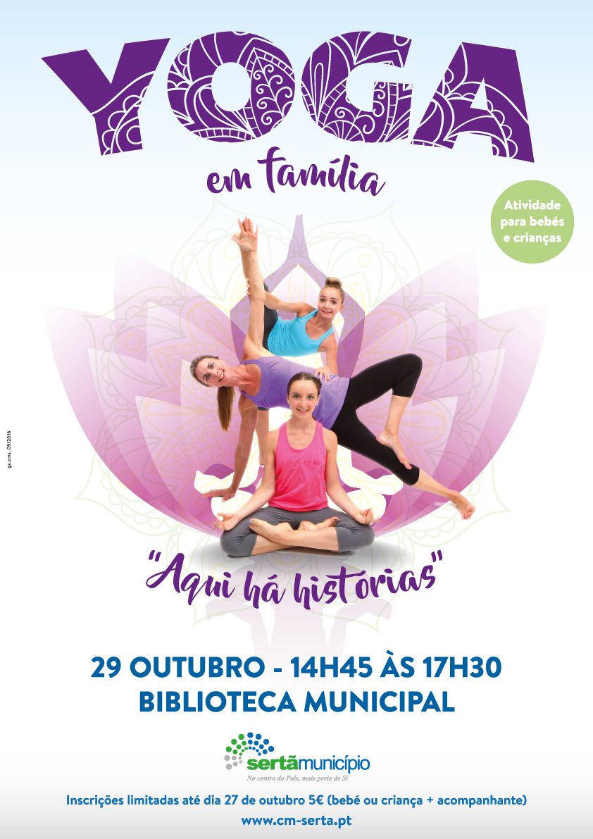 Sertã: Yoga em família com “Aqui há histórias” na biblioteca