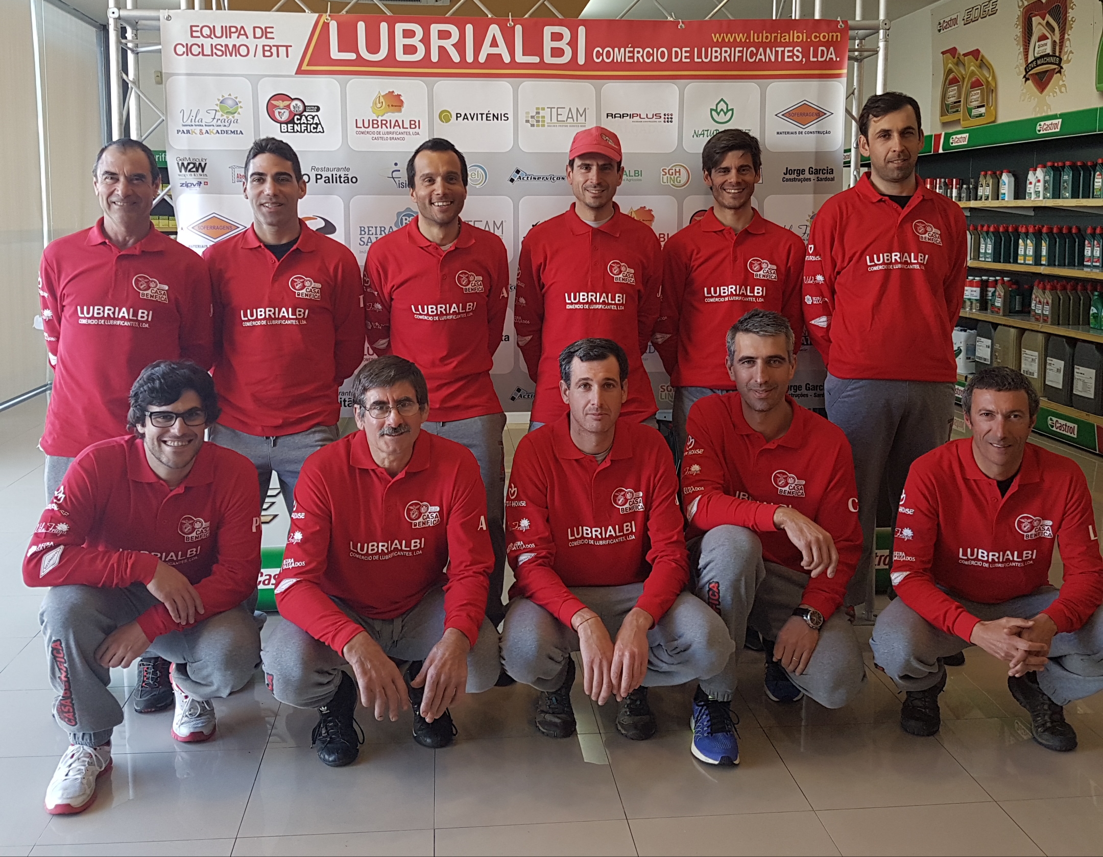 Casa do Benfica em Castelo Branco com novos equipamentos de Ciclismo/BTT