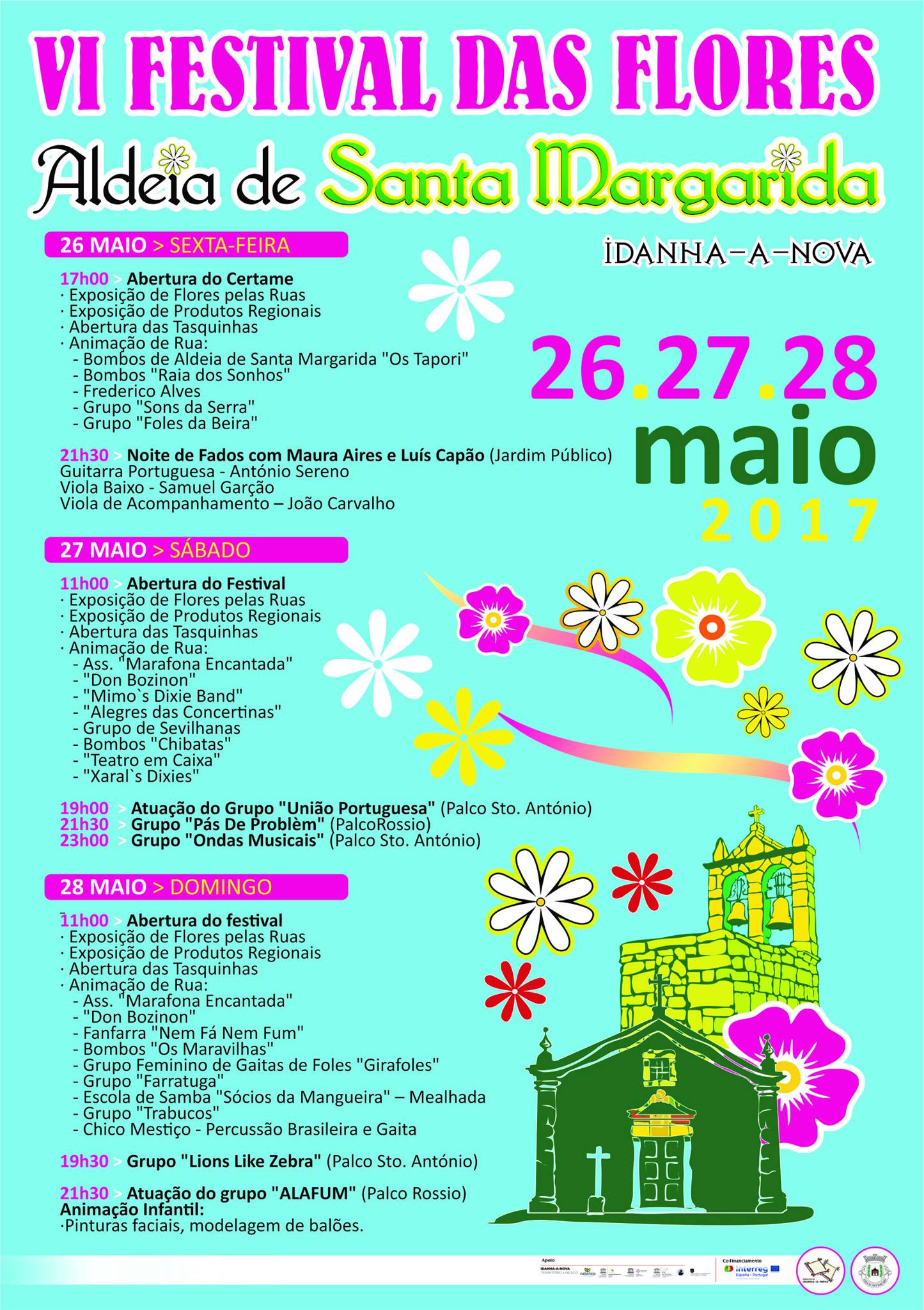 Idanha-a-Nova: Festival das Flores traz cor e animação a Aldeia de Santa Margarida