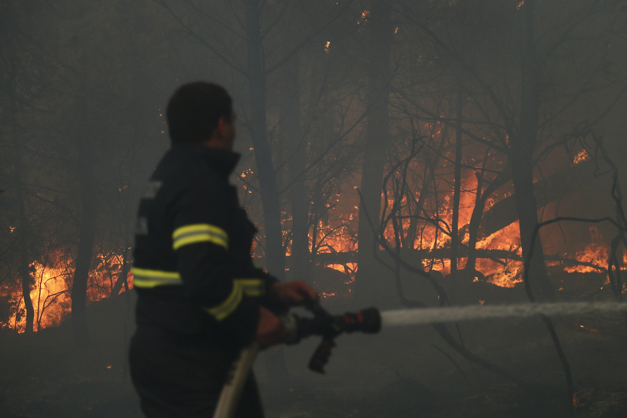 Fogo em Oleiros combatido por 200 bombeiros e quatro meios aéreos