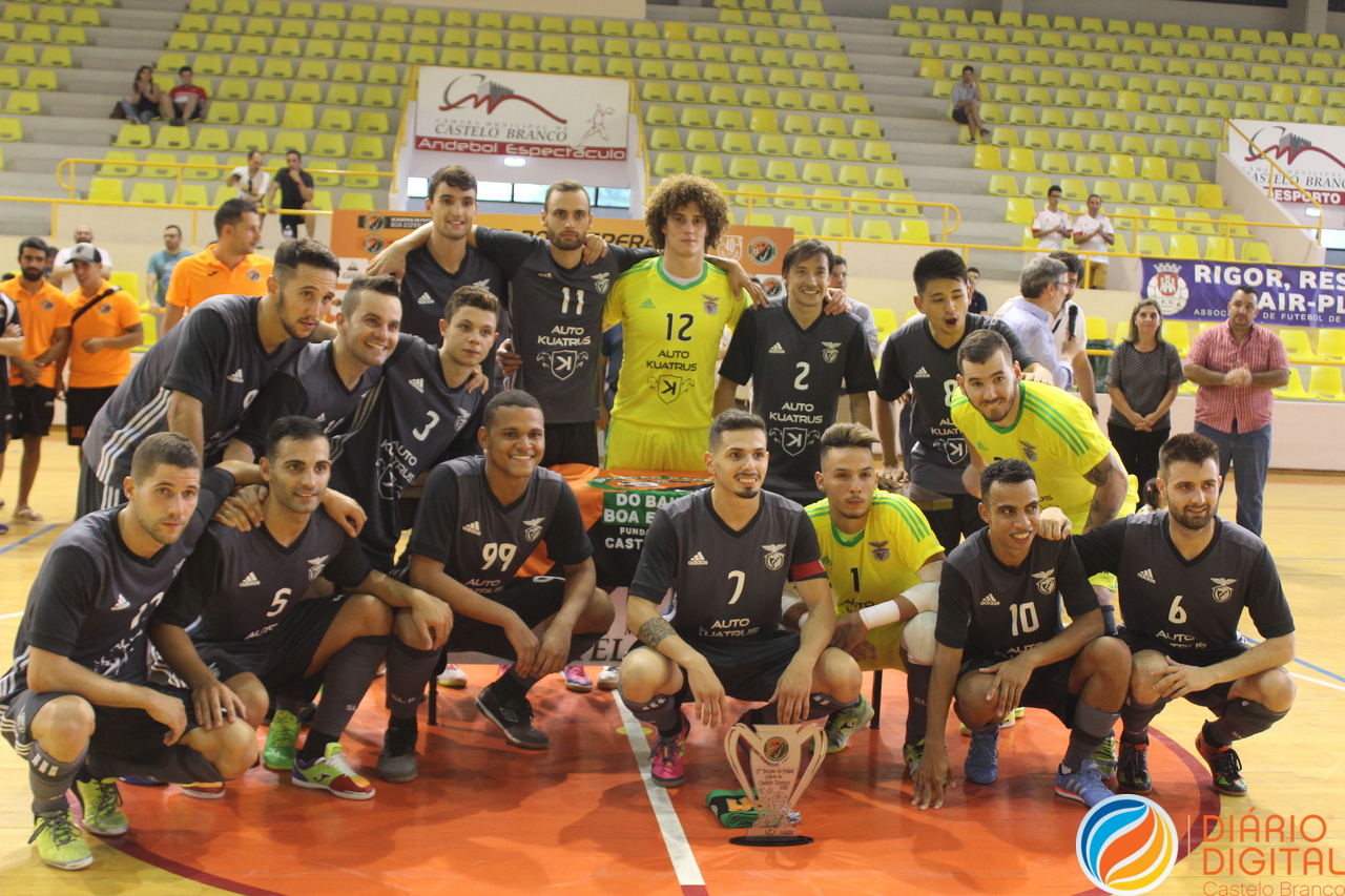 Futsal: SL Benfica vence torneio Cidade de Castelo Branco