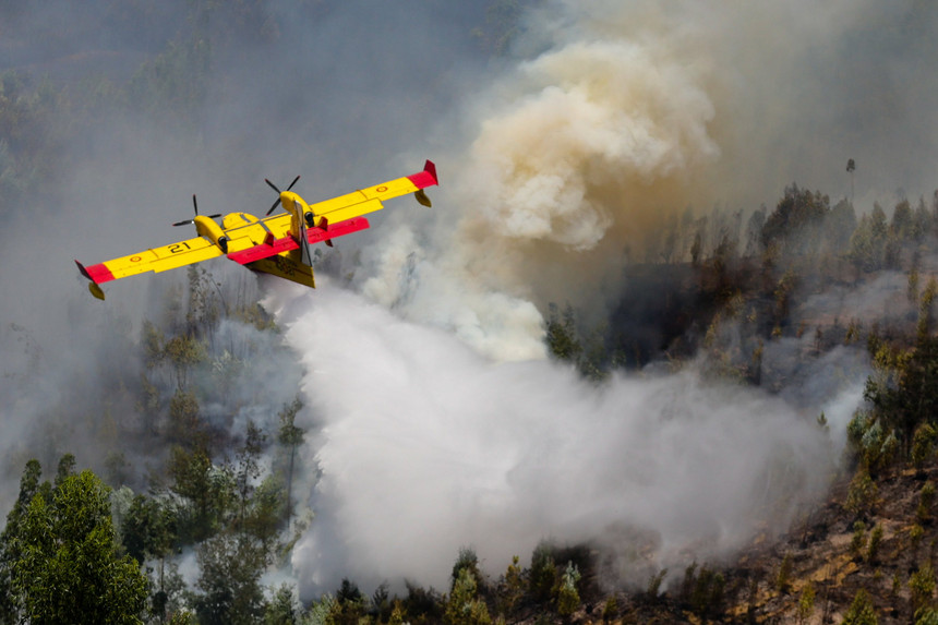 Incêndios: Governo reforça combate com mais 17 meios aéreos até ao fim do mês