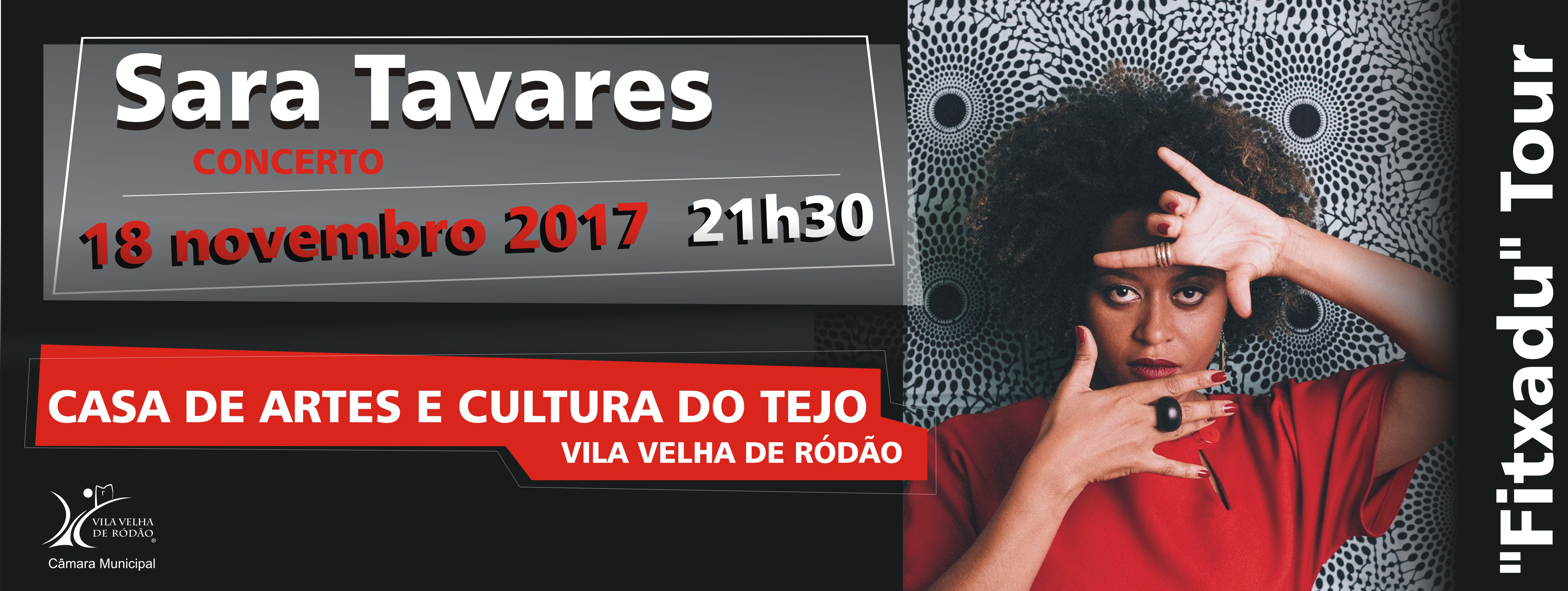 Vila Velha de Ródão: Sara Tavares dia 18 na Casa de Artes e Cultura do Tejo