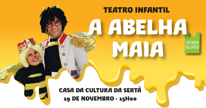 Sertã: “A Abelha Maia” é a peça de teatro deste mês