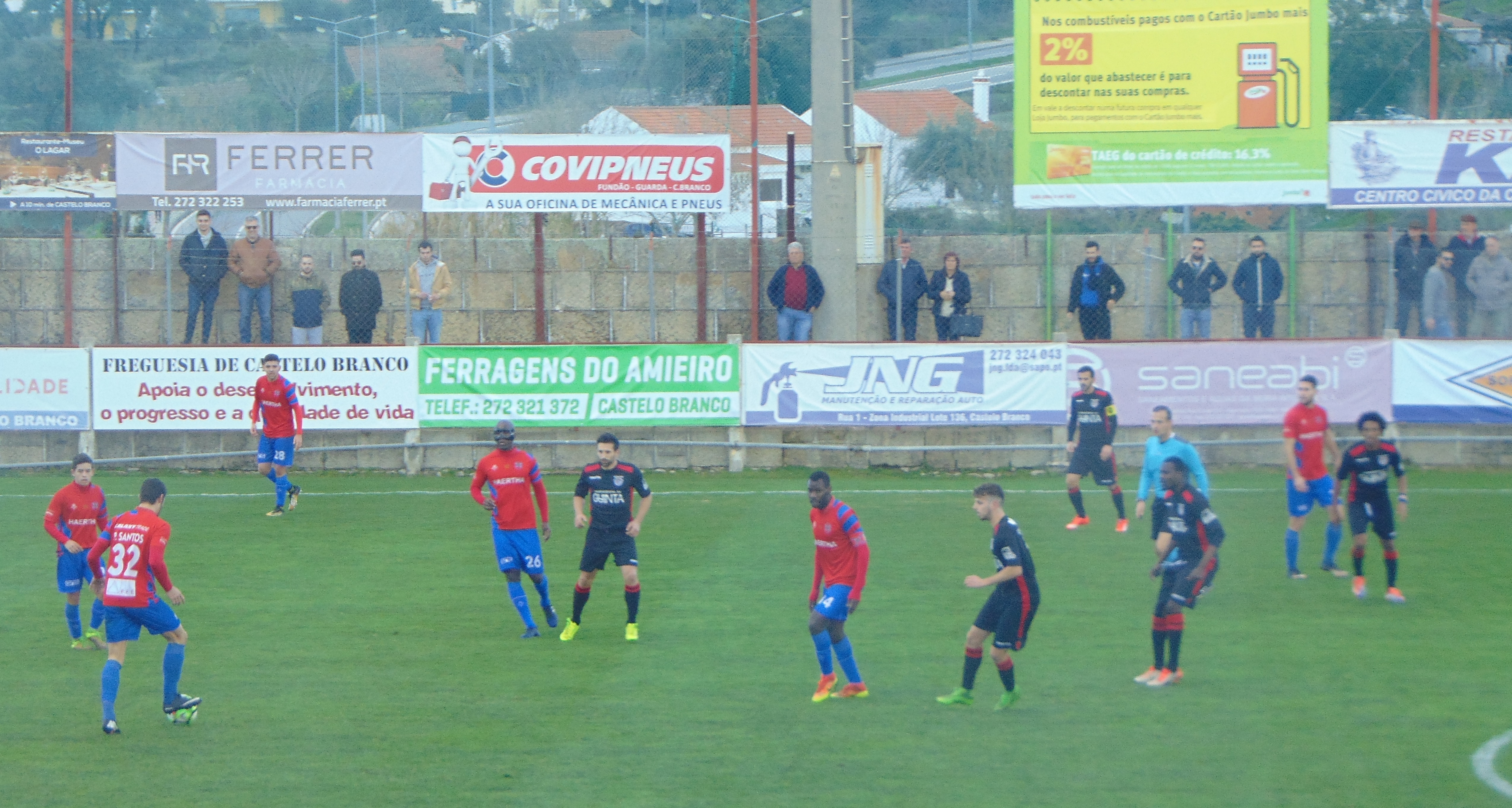 Futebol: Benfica Castelo Branco vence Águeda com golo de Dani Matos