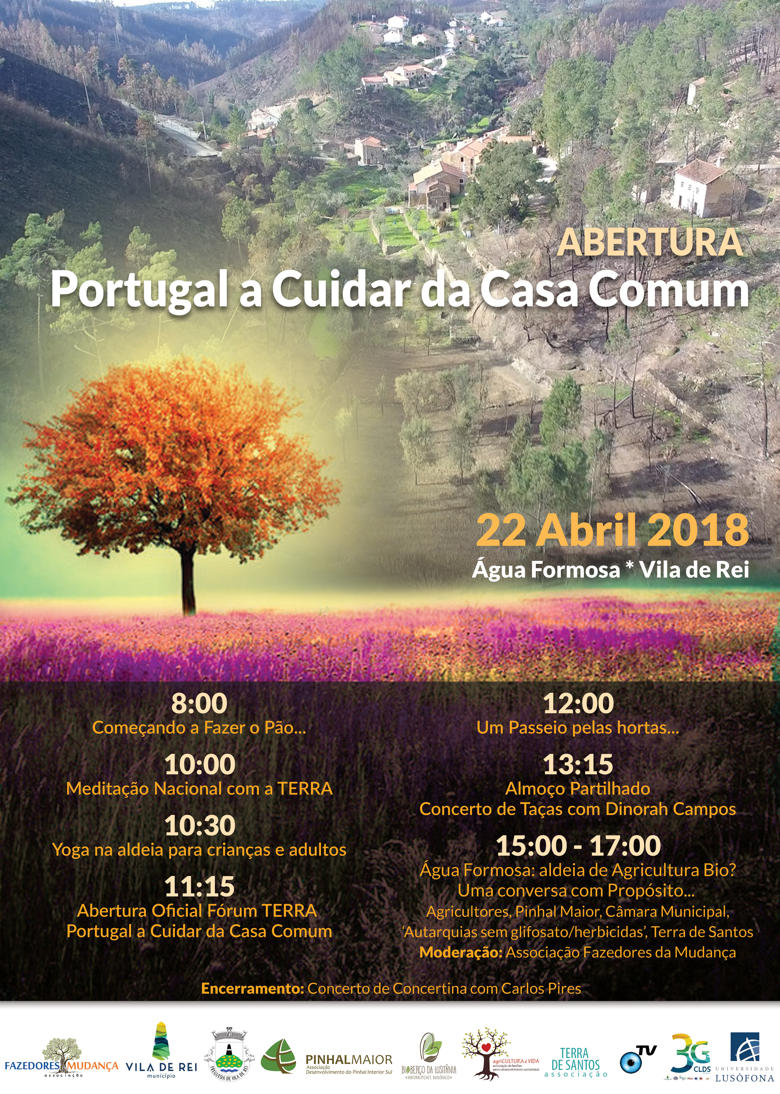 Vila de Rei: Água Formosa recebe abertura do projeto “Portugal a Cuidar da Casa Comum”