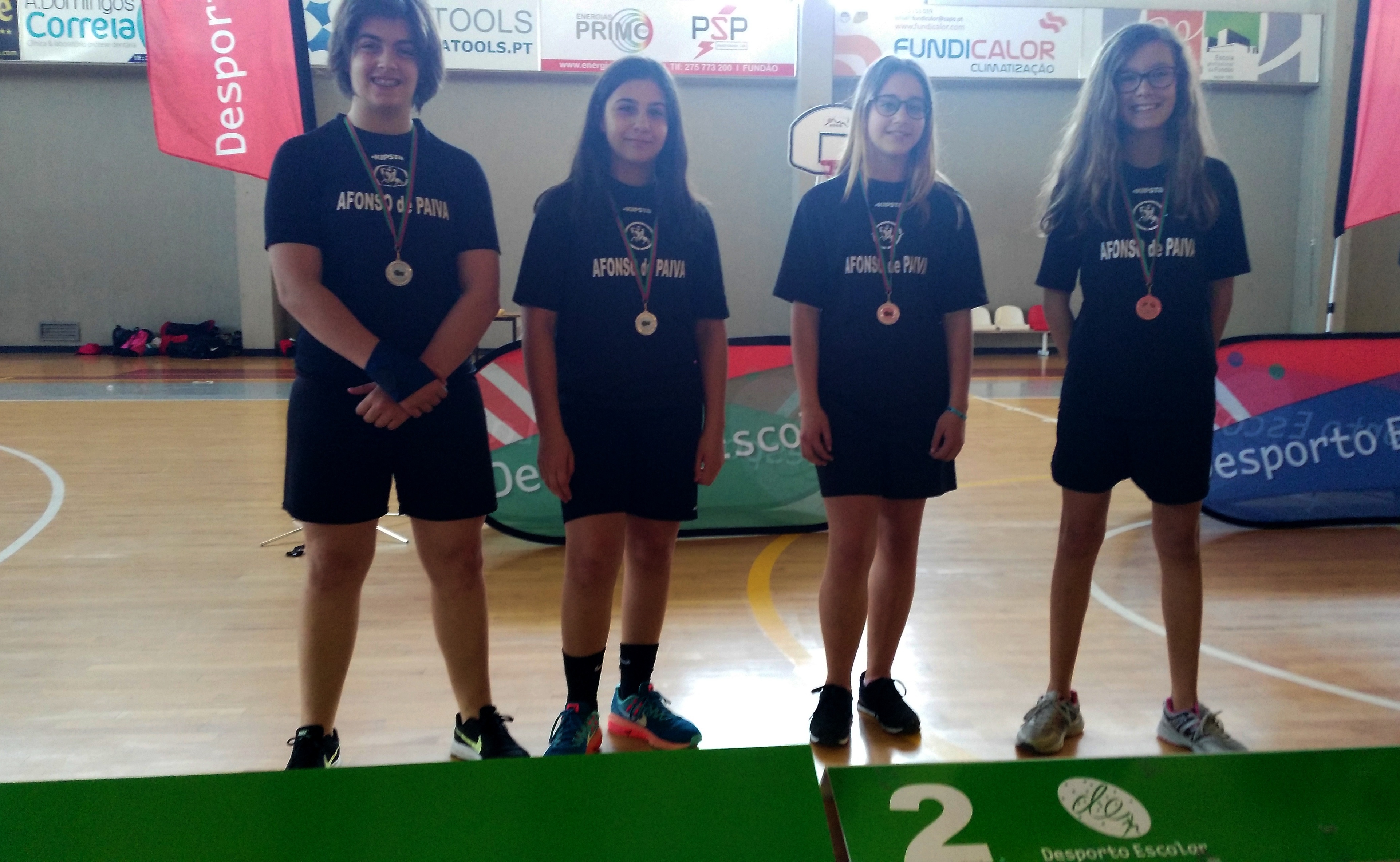 Castelo Branco: Equipa Feminina de Basquetebol 3x3 da Afonso de Paiva Vice-Campeã Regional