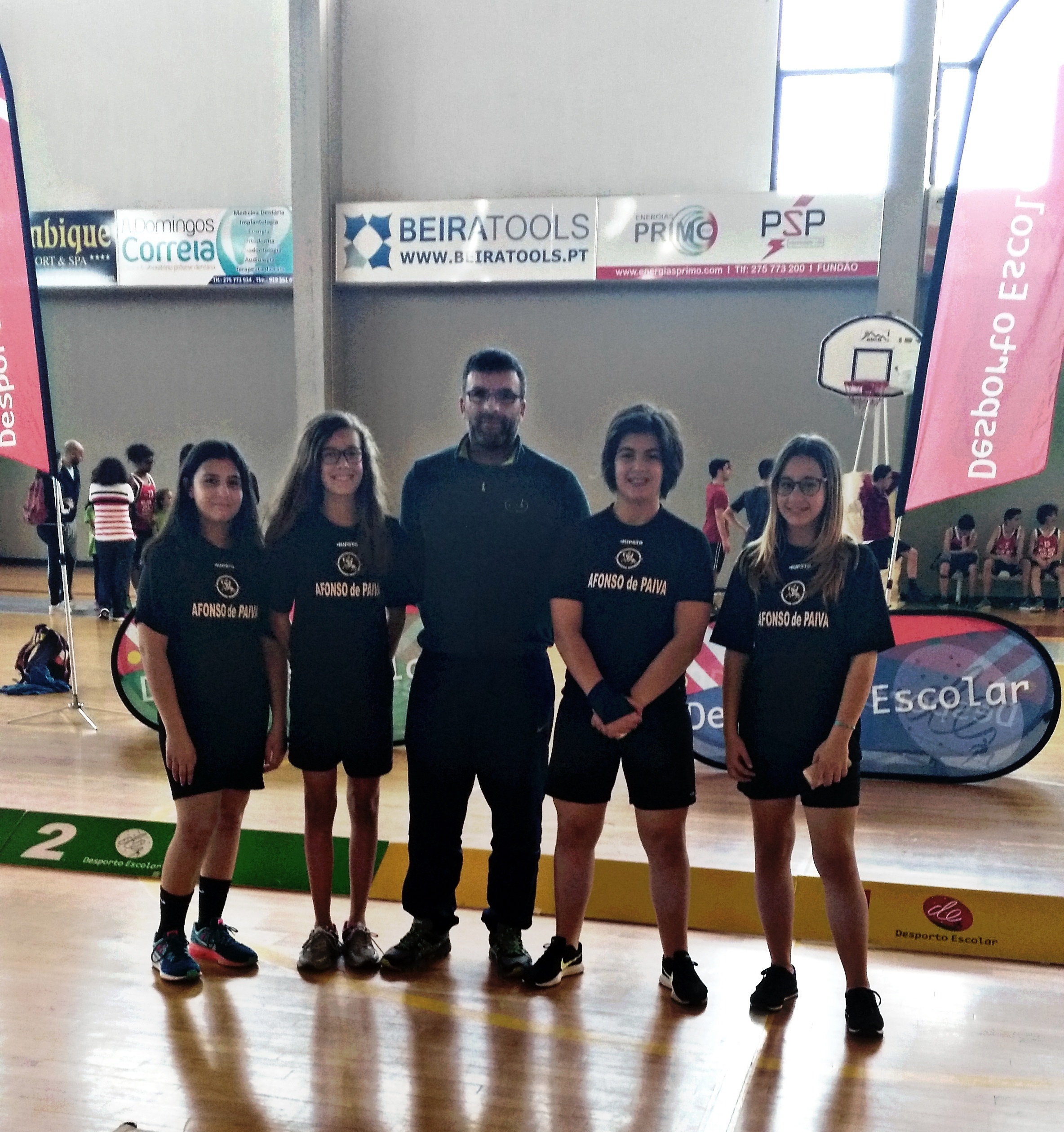 Castelo Branco: Equipa Feminina de Basquetebol 3x3 da Afonso de Paiva Vice-Campeã Regional