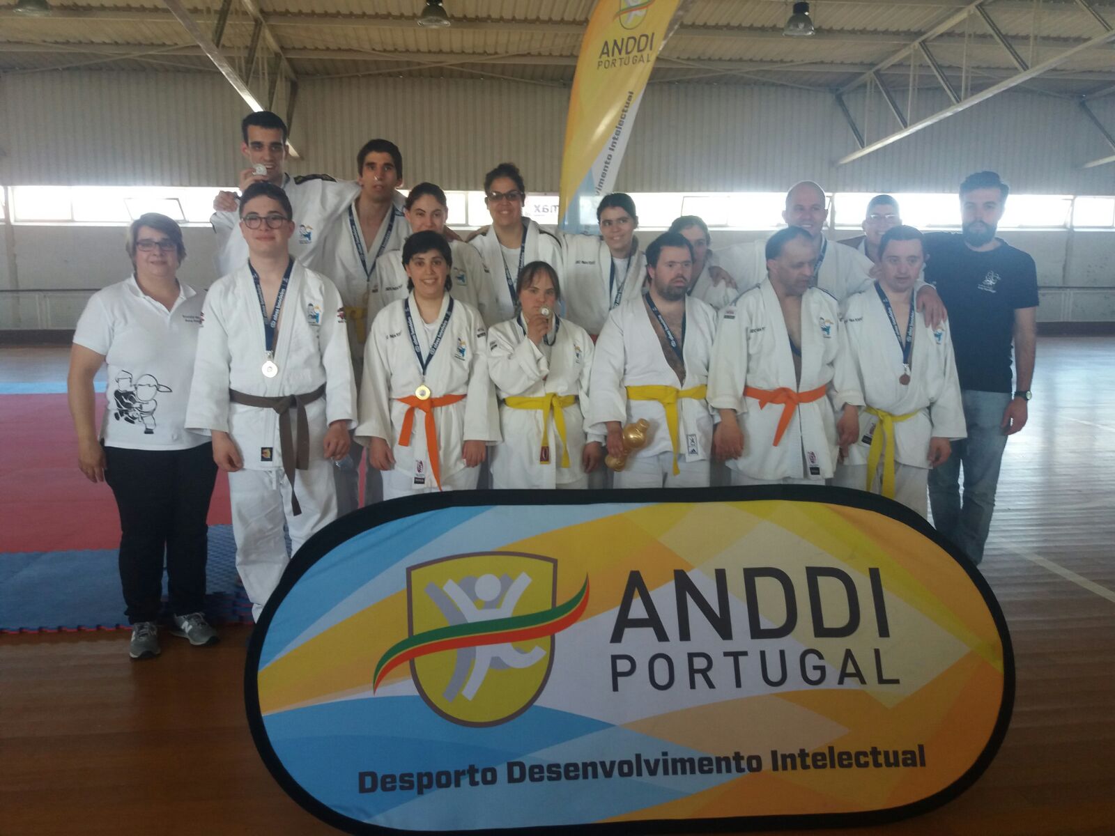Judo Adaptado: 6 Campeões de Portugal nos Jogos de Portugal da ANDDI 2018