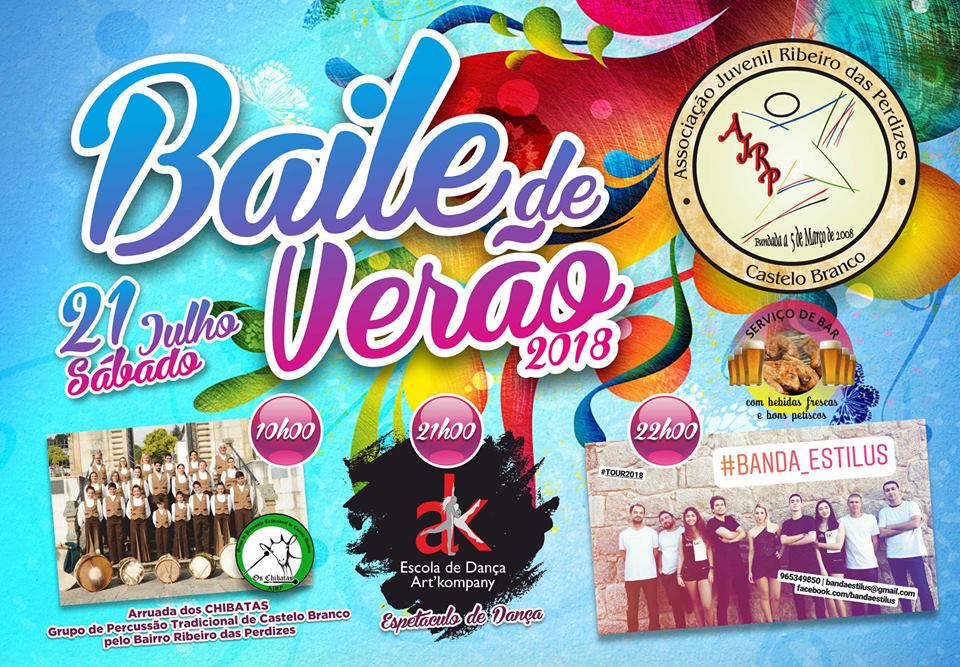 Castelo Branco: Associação Juvenil Ribeiro das Perdizes realiza Baile de Verão