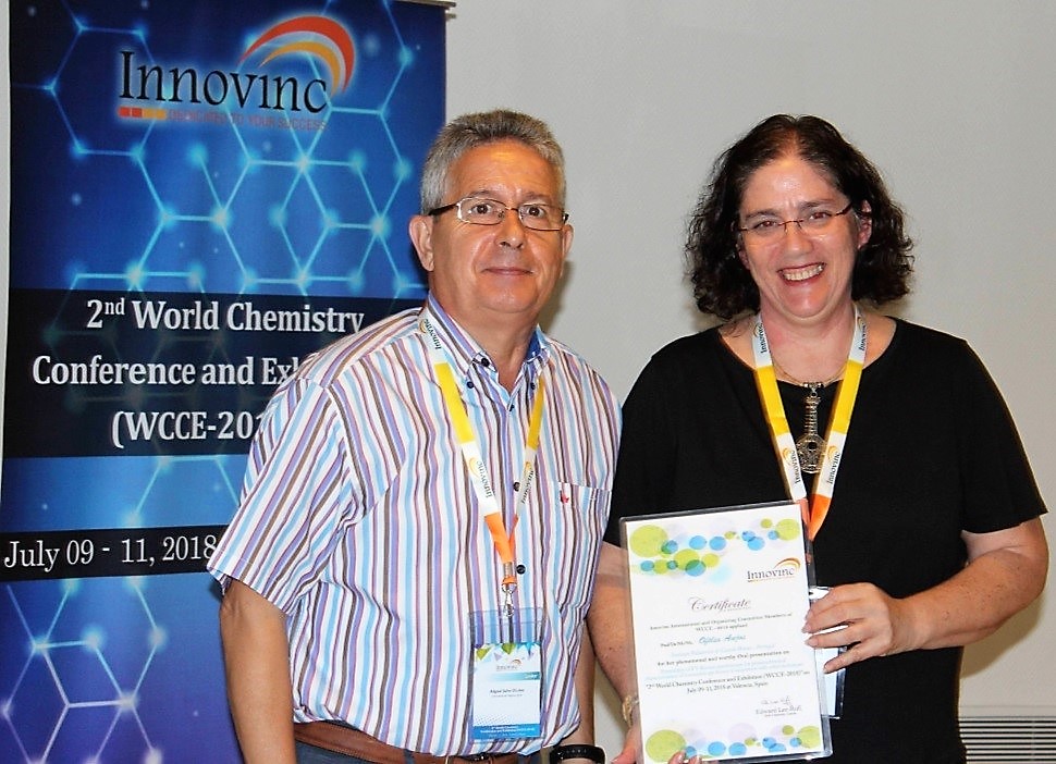 Docente da ESA-IPCB participou no 2nd World Chemistry Conference and Exhibition (WCCE-2018) em Valência, Espanha