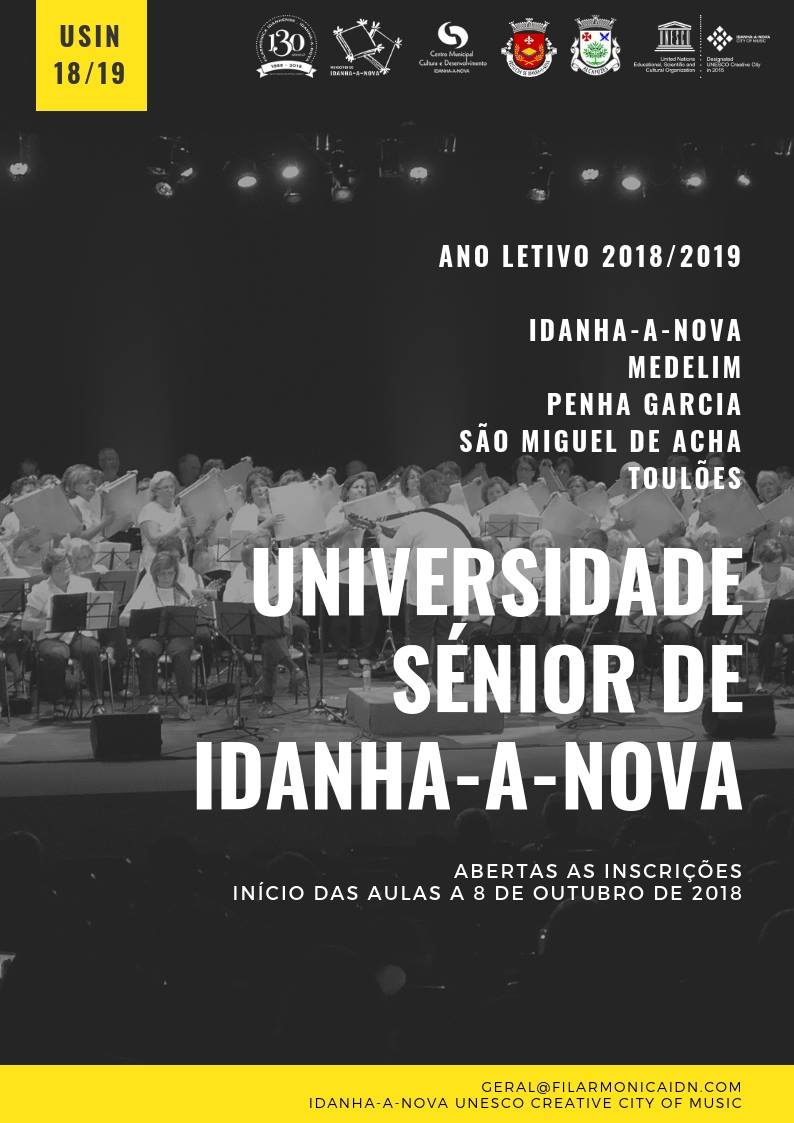 Idanha-a-Nova: Universidade Sénior tem inscrições abertas