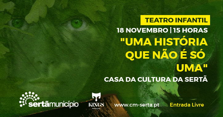 Sertã: Câmara promove teatro “Uma história que não é só uma”