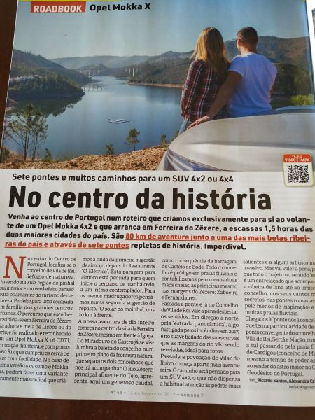 Vila de Rei em destaque na revista Auto Mag