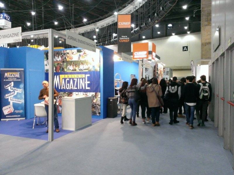 Ensino Magazine na feira de educação e juventude de Madrid