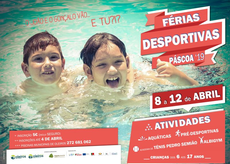 Oleiros: Férias Desportivas de Páscoa com inscrições até 4 de abril