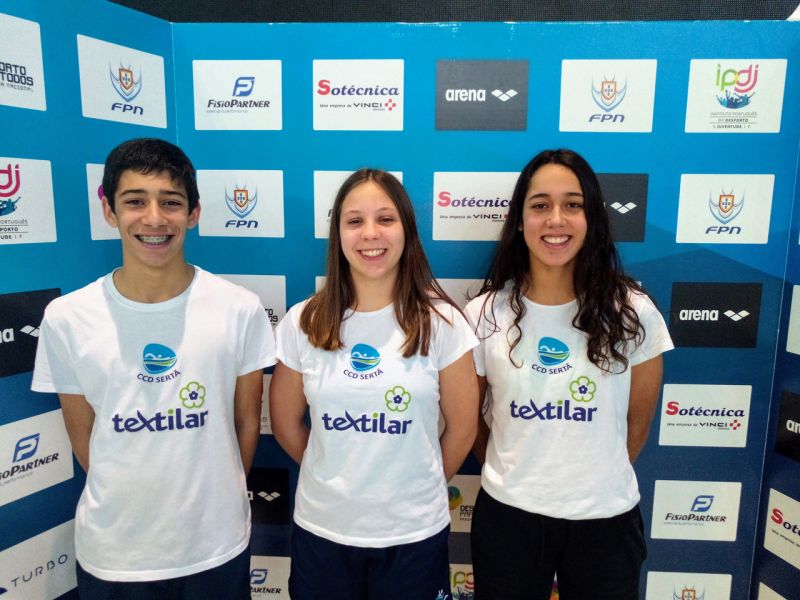 Três nadadores da Sertã participam nos Campeonatos Nacionais