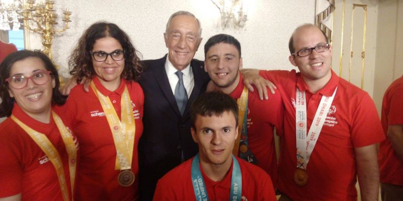 Castelo Branco: 5 atletas da APPACDM recebidos no Palácio de Belém