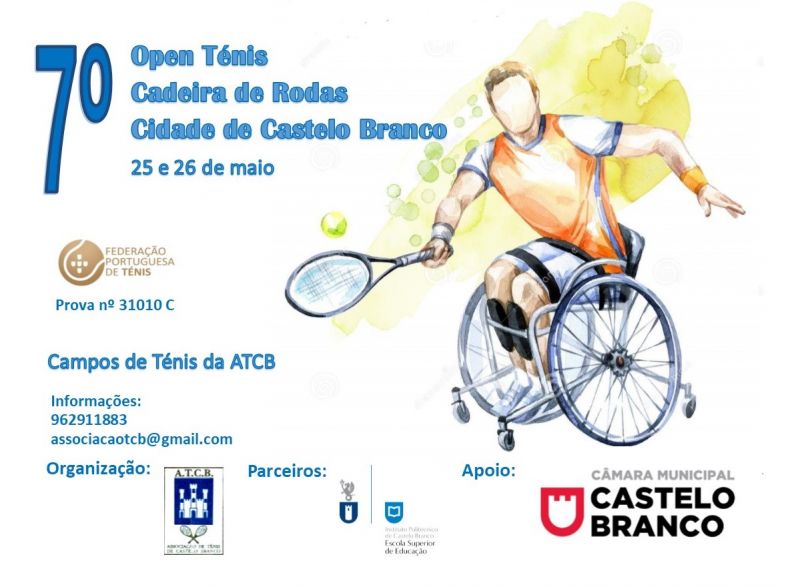 Castelo Branco recebe 7º Open Cadeira de Rodas dias 25 e 26 de Maio