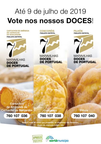 7 Maravilhas de Portugal  Doces do Concelho da Sertã a votos