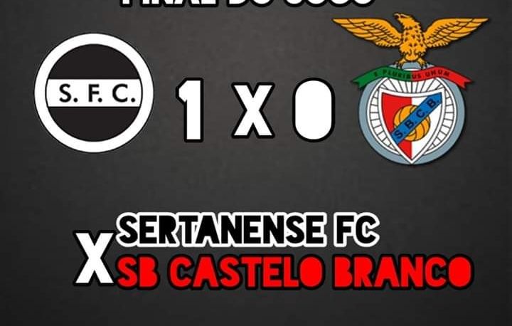 Sertanense vence Benfica e Castelo Branco 