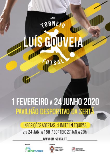 Sertã tem inscrições abertas para XXIII Torneio de Futsal Luís Gouveia 
