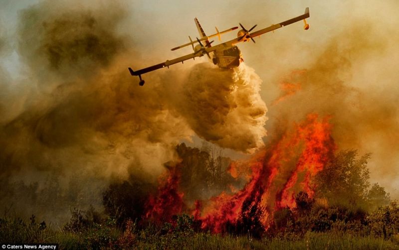 Incêndios: Oito meios aéreos e 151 operacionais combatem fogo em Idanha-a-Nova