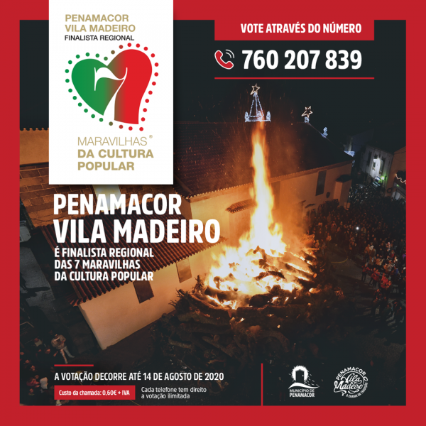 Penamacor pede o seu voto em Vila Madeiro, finalista regional das “7 Maravilhas da Cultura Popular