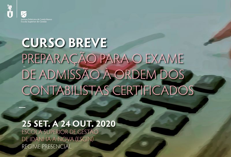 Idanha-a-Nova: ESGIN promove curso breve de preparação para o exame de admissão à OCC