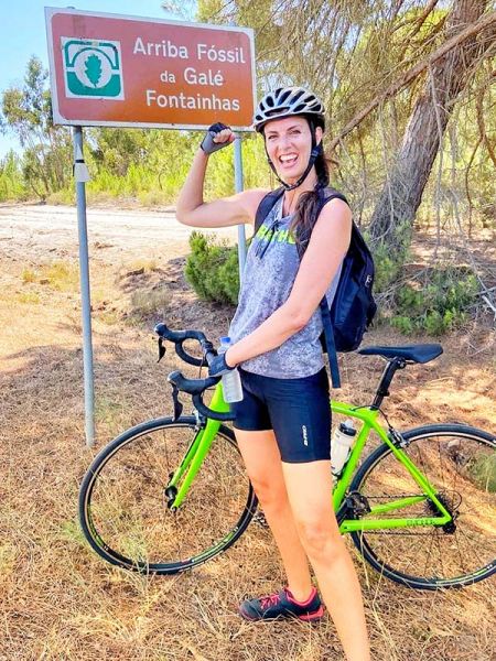 De bicicleta por Portugal: Norte americana passa em Castelo Branco e Salvaterra do Extremo