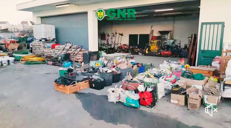 Castelo Branco: GNR recupera material furtado avaliado em 150 mil euros 