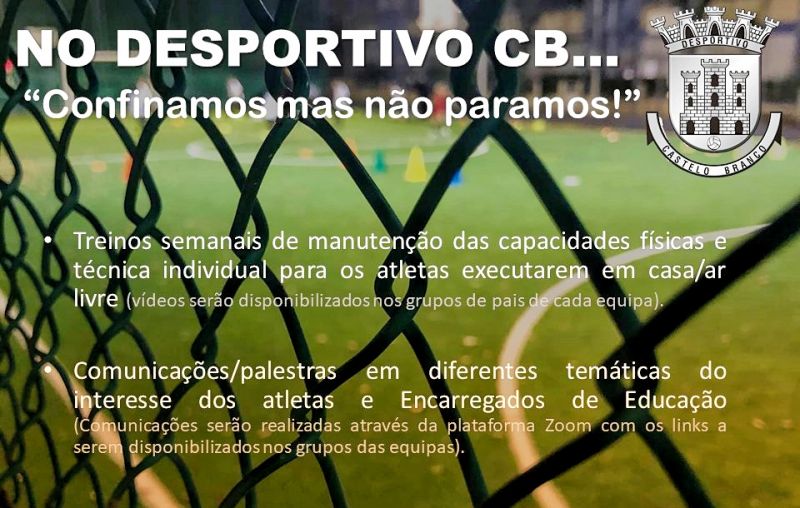 Covid-19: Desportivo de Castelo Branco não pára atividades 