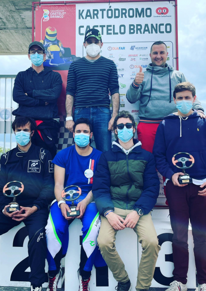 1ª Etapa do Troféu Karting Castelo Branco 2021 marcou momento histórico na área motorizada desportiva