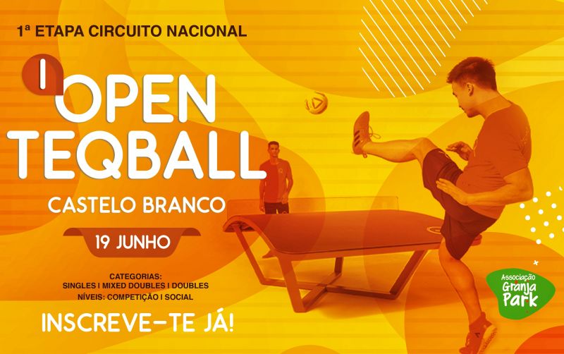 Castelo Branco recebe 1ª Etapa do Circuito Nacional de Teqball