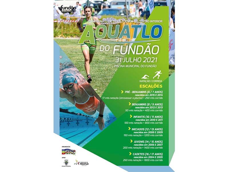 1° Aquatlo Jovem do Fundão realiza-se dia 31 de Julho 