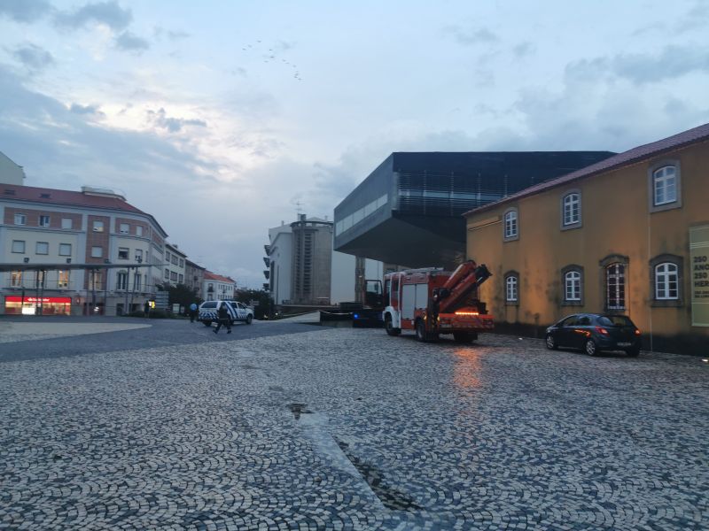 Castelo Branco: Cobertura da pista de patinagem do CCCB desabou devido a intempérie 